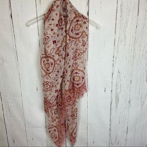 Melrose and Market Pink Sheer Scarf